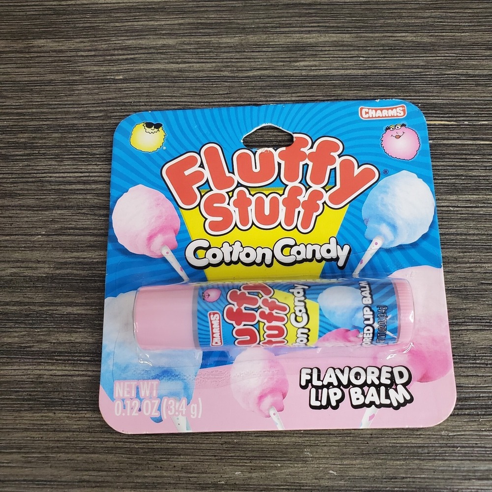 Fluffy‎ Stuff Cotton Candy Flavored Lip Balm - .12 Ounce Tube